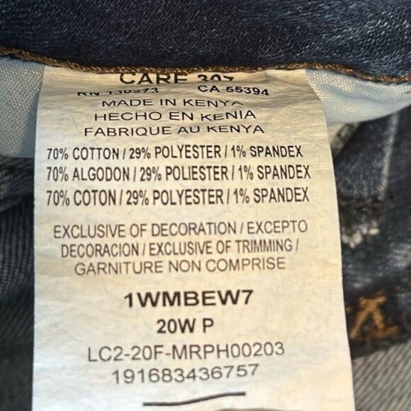 Lee Womens Regular Fit Boot Cut Mid Rise Jeans 20W P Blue Denim - Picture 4 of 12